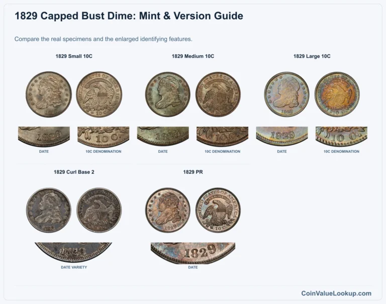 1829 Capped Bust Dime Coin Value: How Much Is It Worth?