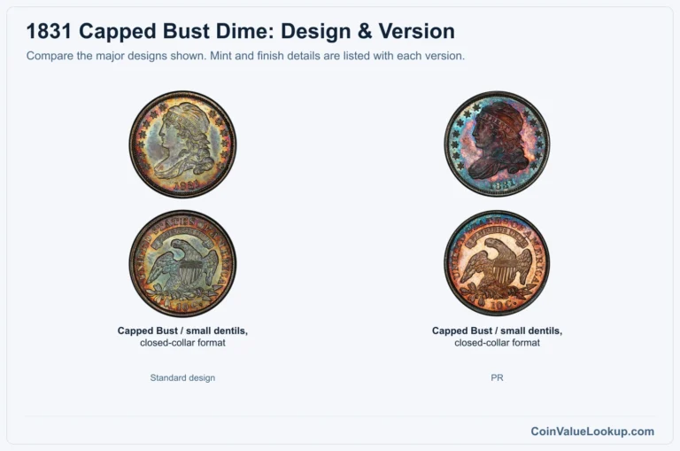 1831 Capped Bust Dime Coin Value: How Much Is It Worth?