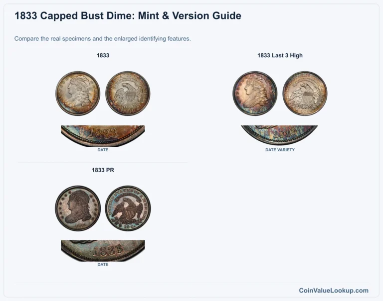 1833 Capped Bust Dime Coin Value: How Much Is It Worth?
