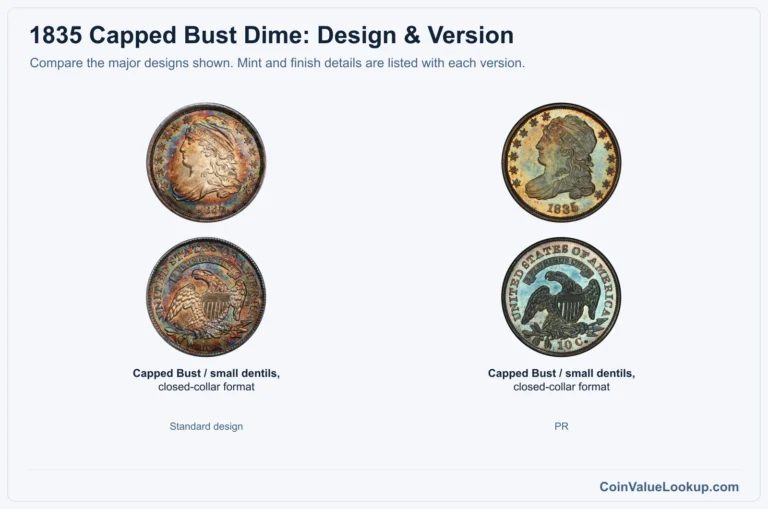 1835 Capped Bust Dime Coin Value: How Much Is It Worth?