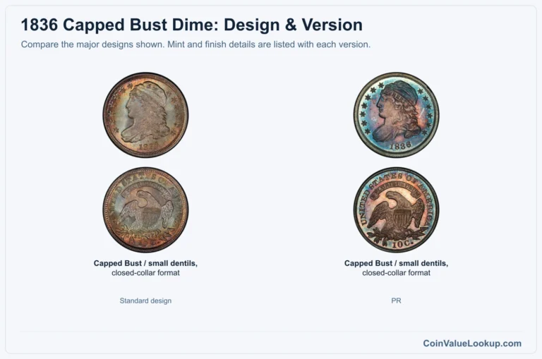 1836 Capped Bust Dime Coin Value: How Much Is It Worth?