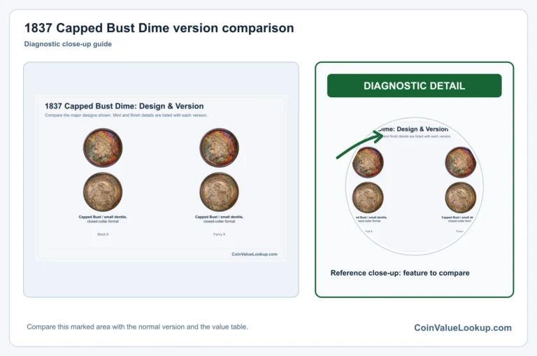 1837 Capped Bust Dime Coin Value: How Much Is It Worth?