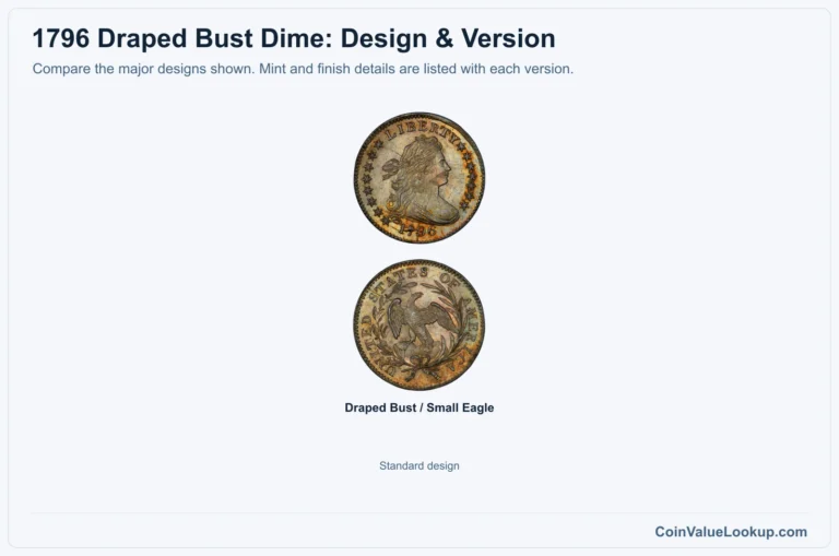 1796 Draped Bust Dime Coin Value: How Much Is It Worth?