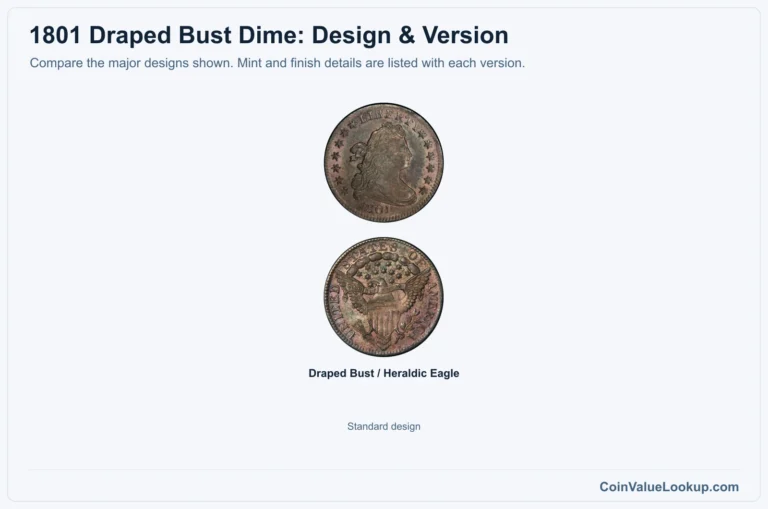 1801 Draped Bust Dime Coin Value: How Much Is It Worth?