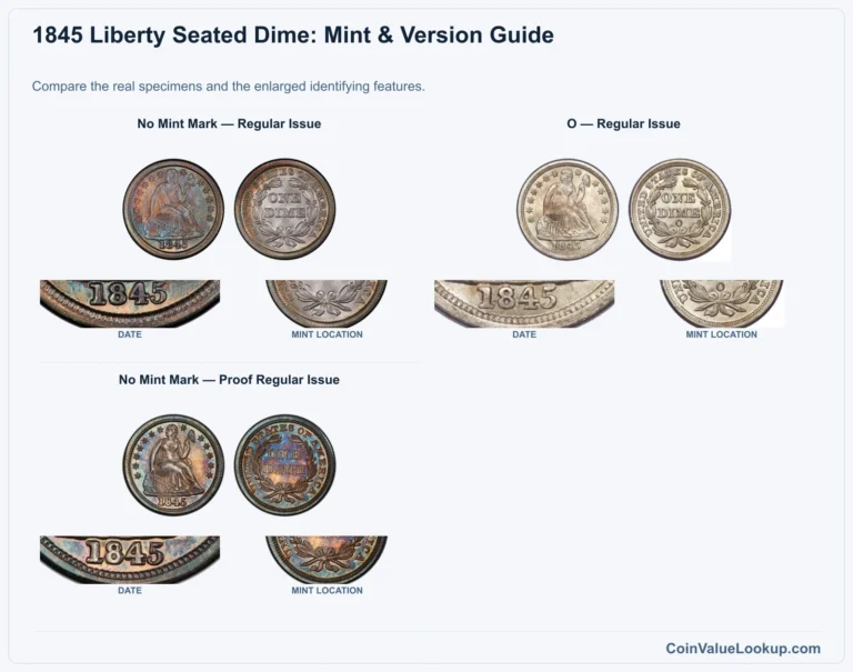 1845 Liberty Seated Dime Coin Value: How Much Is It Worth?