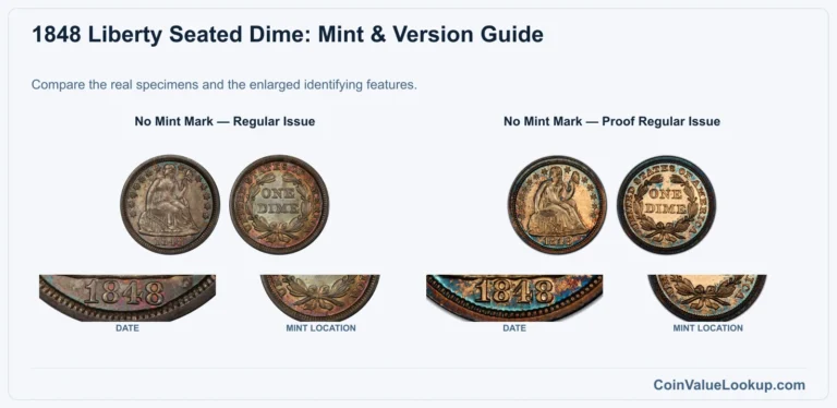 1848 Liberty Seated Dime Coin Value: How Much Is It Worth?
