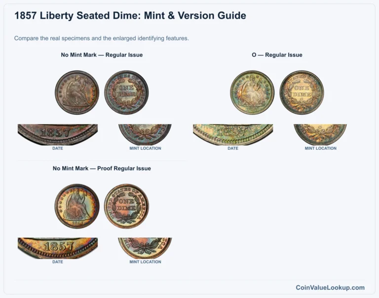 1857 Liberty Seated Dime Coin Value: How Much Is It Worth?