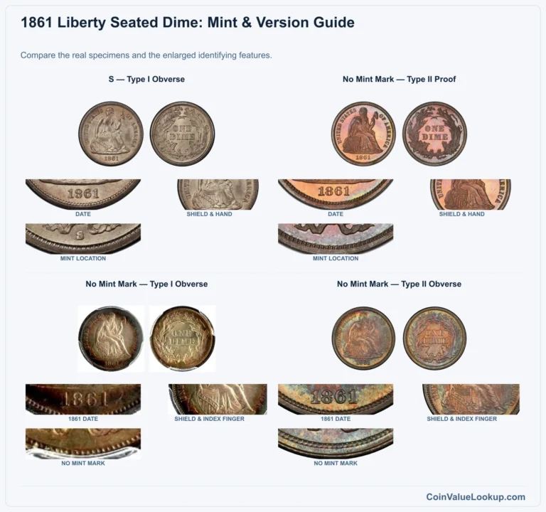1861 Liberty Seated Dime Coin Value: How Much Is It Worth?