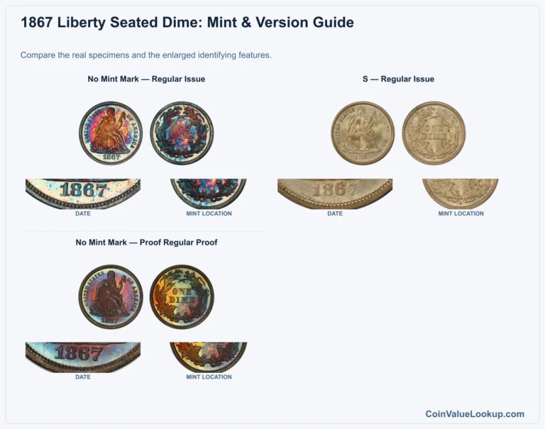 1867 Liberty Seated Dime Coin Value: How Much Is It Worth?