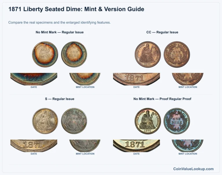1871 Liberty Seated Dime Coin Value: How Much Is It Worth?