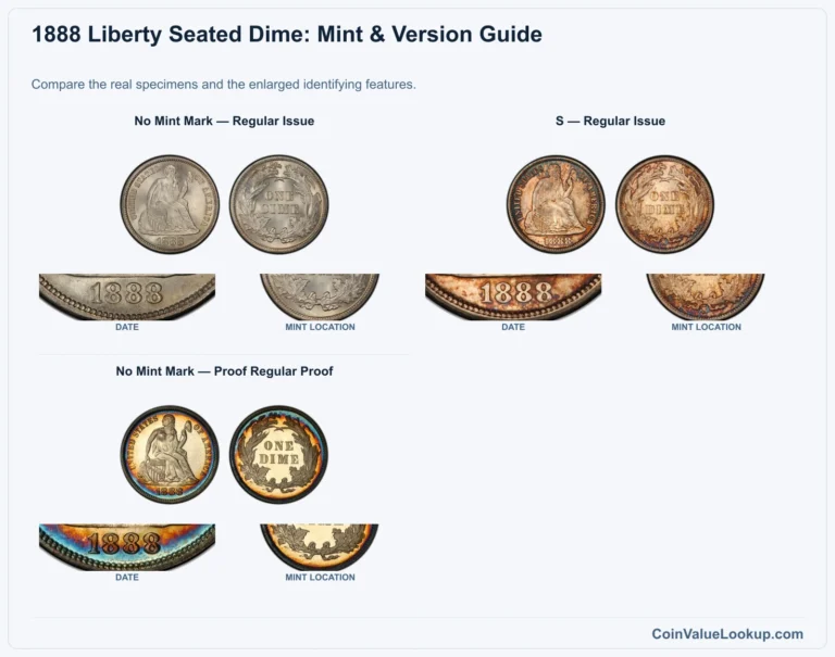 1888 Liberty Seated Dime Coin Value: How Much Is It Worth?