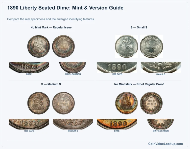 1890 Liberty Seated Dime Coin Value: How Much Is It Worth?