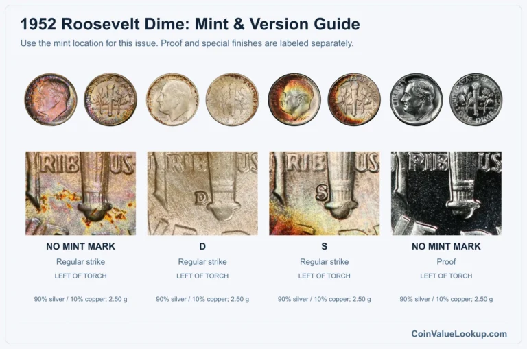 1952 Roosevelt Dime Coin Value: How Much Is It Worth?