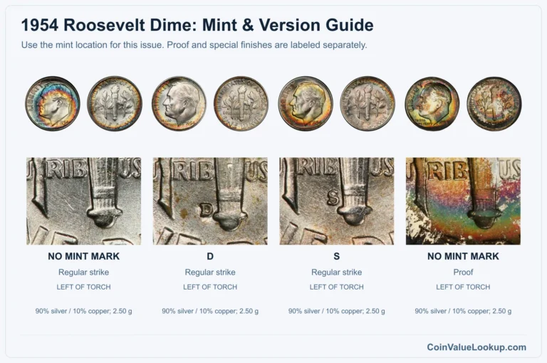 1954 Roosevelt Dime Coin Value: How Much Is It Worth?