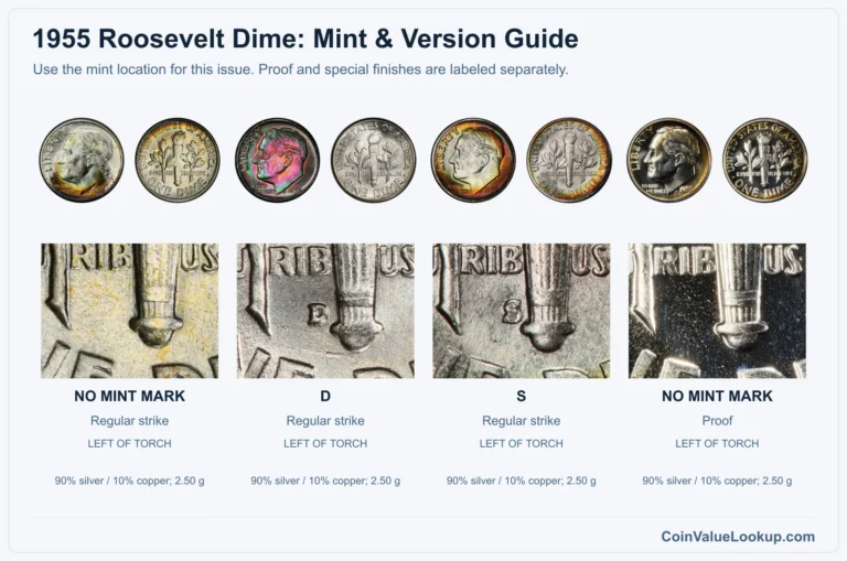 1955 Roosevelt Dime Coin Value: How Much Is It Worth?