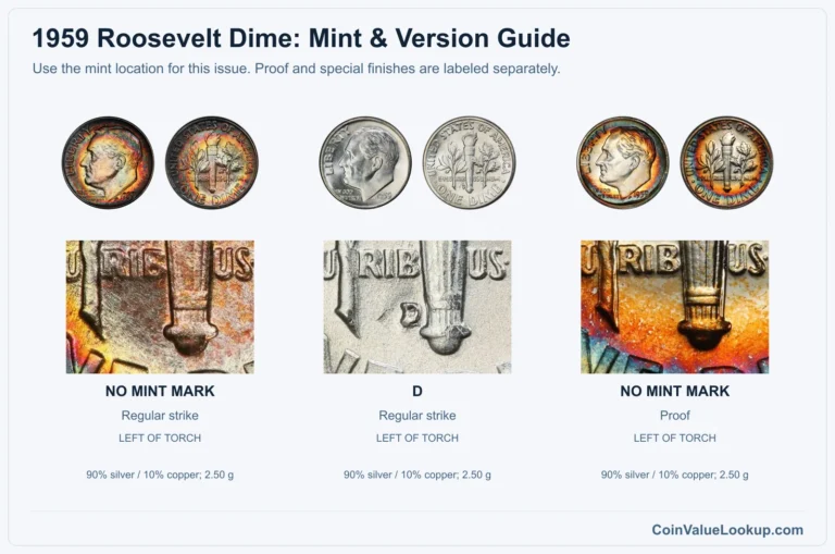 1959 Roosevelt Dime Coin Value: How Much Is It Worth?