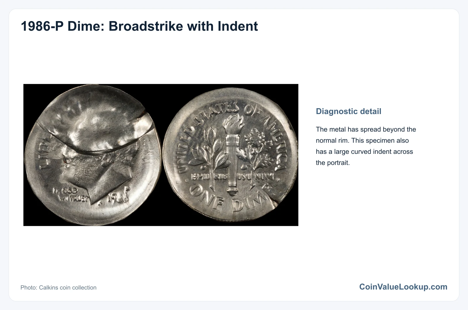 1986 Dime Broadstrike