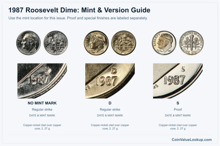 1987 Roosevelt Dime Coin Value: How Much Is It Worth?