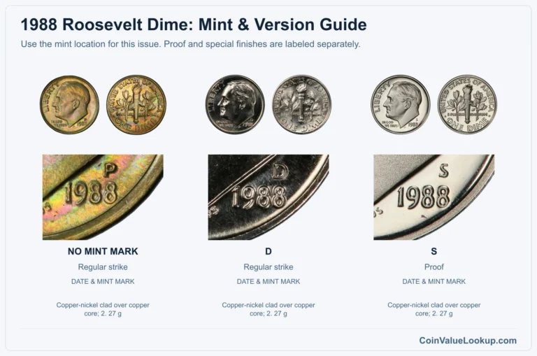1988 Roosevelt Dime Coin Value: How Much Is It Worth?