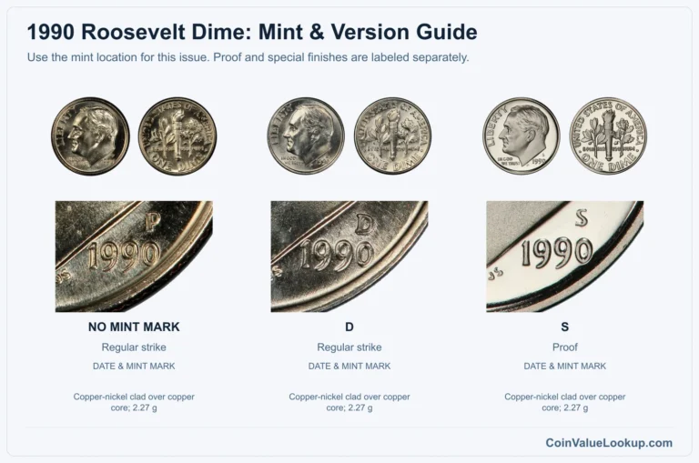 1990 Roosevelt Dime Coin Value: How Much Is It Worth?
