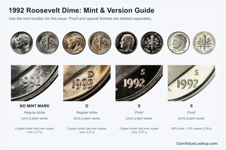 1992 Roosevelt Dime Coin Value: How Much Is It Worth?