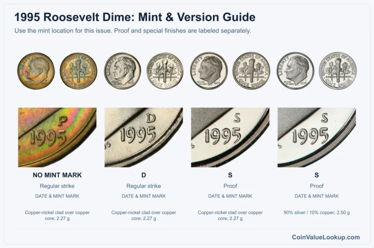 1995 Roosevelt Dime Coin Value: How Much Is It Worth?