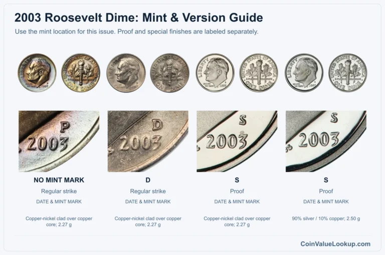 2003 Roosevelt Dime Coin Value: How Much Is It Worth?