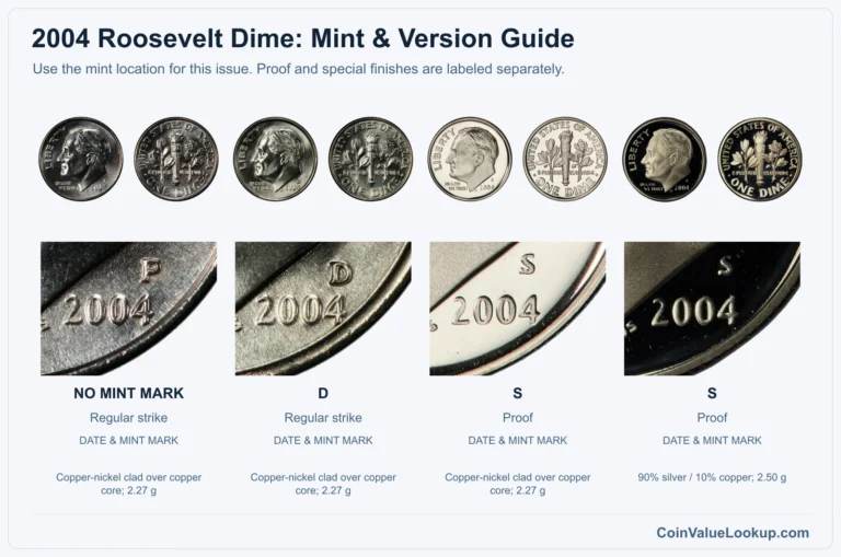 2004 Roosevelt Dime Coin Value: How Much Is It Worth?