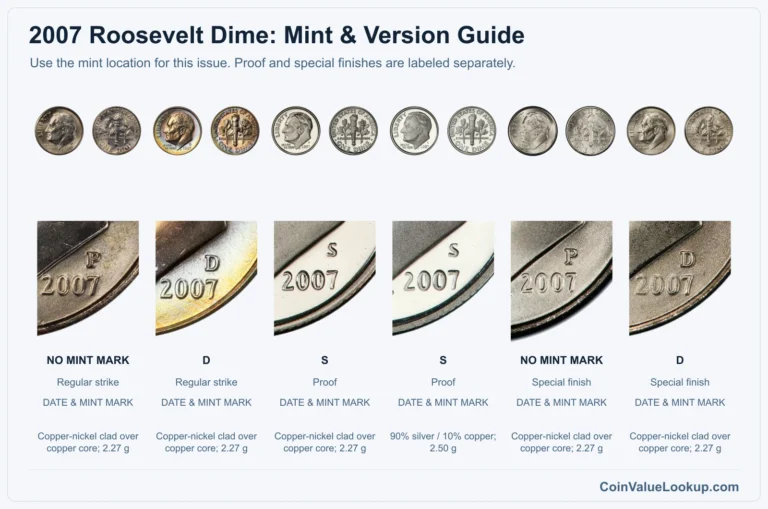 2007 Roosevelt Dime Coin Value: How Much Is It Worth?