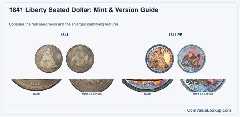 1841 Liberty Seated Dollar Coin Value: How Much Is It Worth?