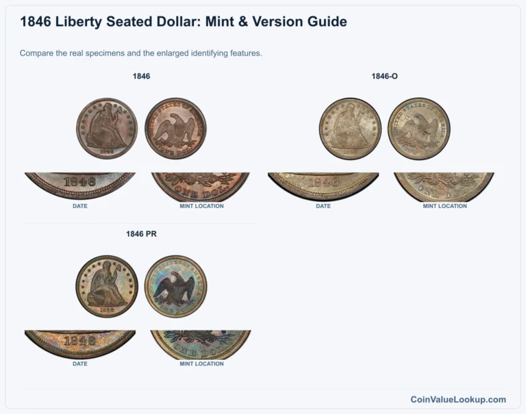 1846 Liberty Seated Dollar Coin Value: How Much Is It Worth?