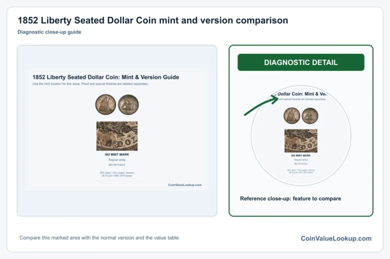 1852 Liberty Seated Dollar Coin Value: How Much Is It Worth?