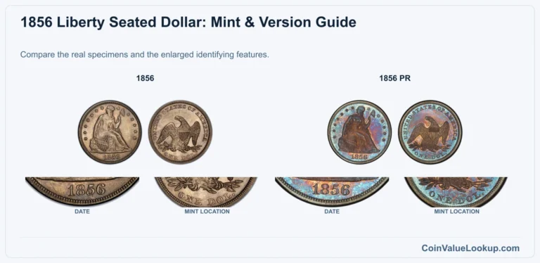 1856 Liberty Seated Dollar Coin Value: How Much Is It Worth?
