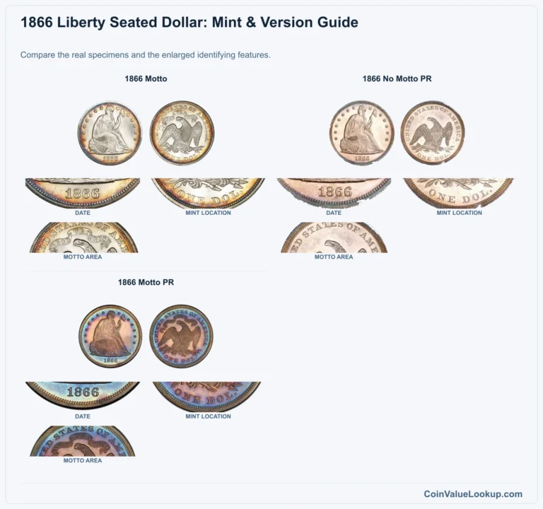 1866 Liberty Seated Dollar Coin Value: How Much Is It Worth?