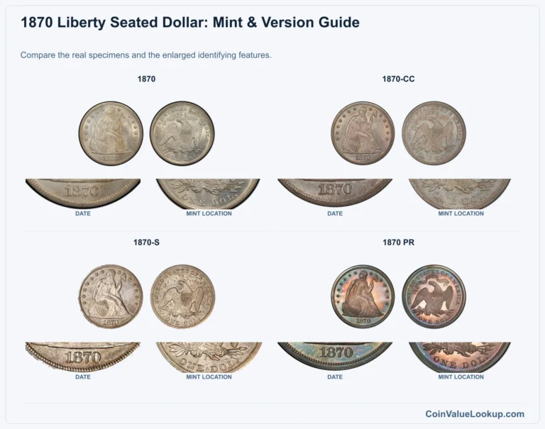 1870 Liberty Seated Dollar Coin Value: How Much Is It Worth?