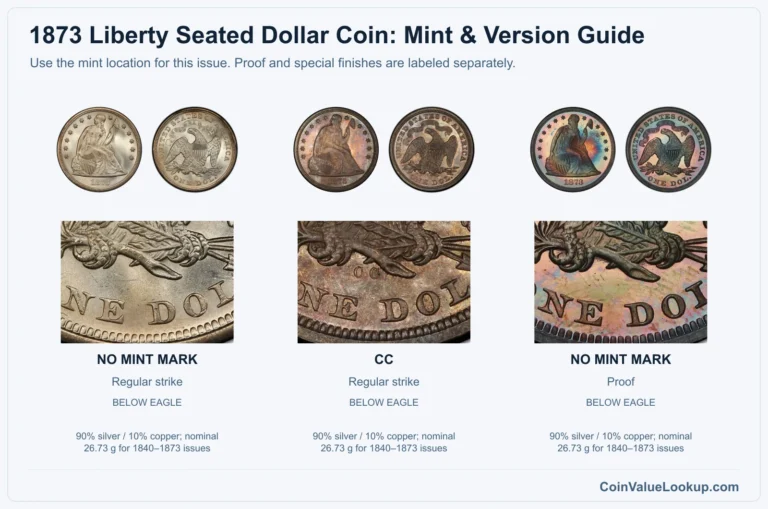 1873 Liberty Seated Dollar Coin Value: How Much Is It Worth?