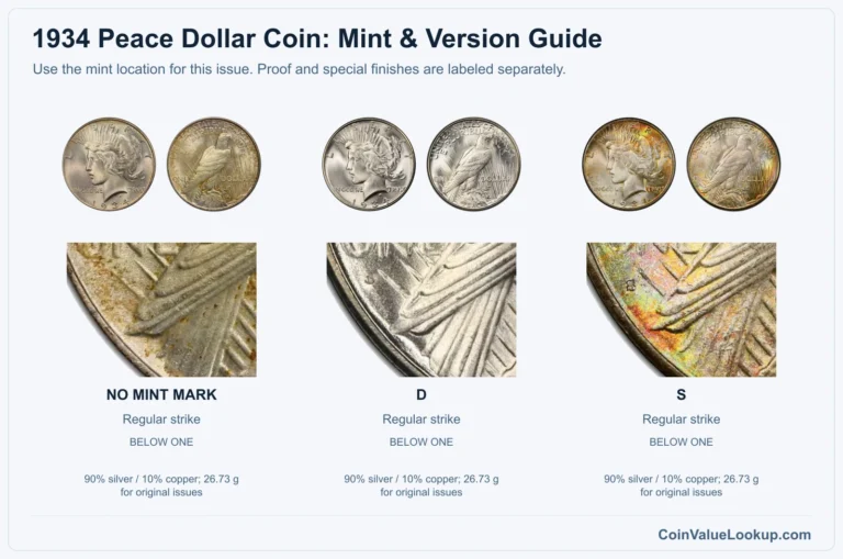 1934 Peace Silver Dollar Coin Value: How Much Is It Worth?