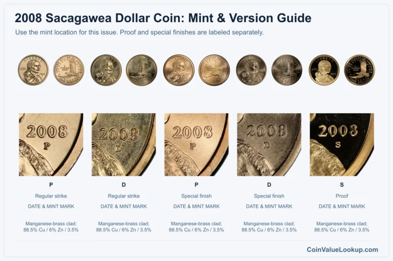 2008 Sacagawea Dollar Coin Value: How Much Is It Worth?