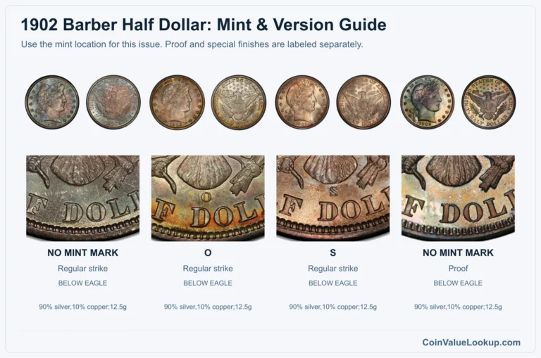 1902 Barber Half Dollar Coin Value: How Much Is It Worth?