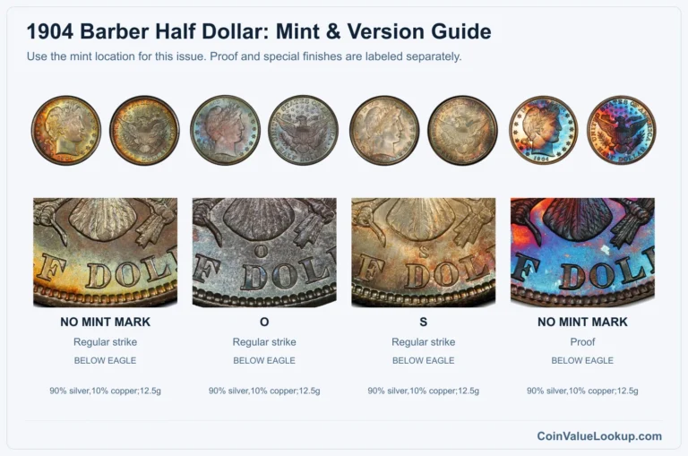 1904 Barber Half Dollar Coin Value: How Much Is It Worth?