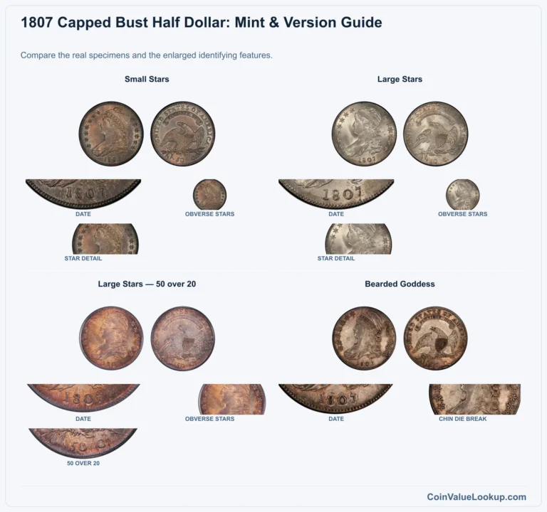 1807 Capped Bust Half Dollar Coin Value: How Much Is It Worth?