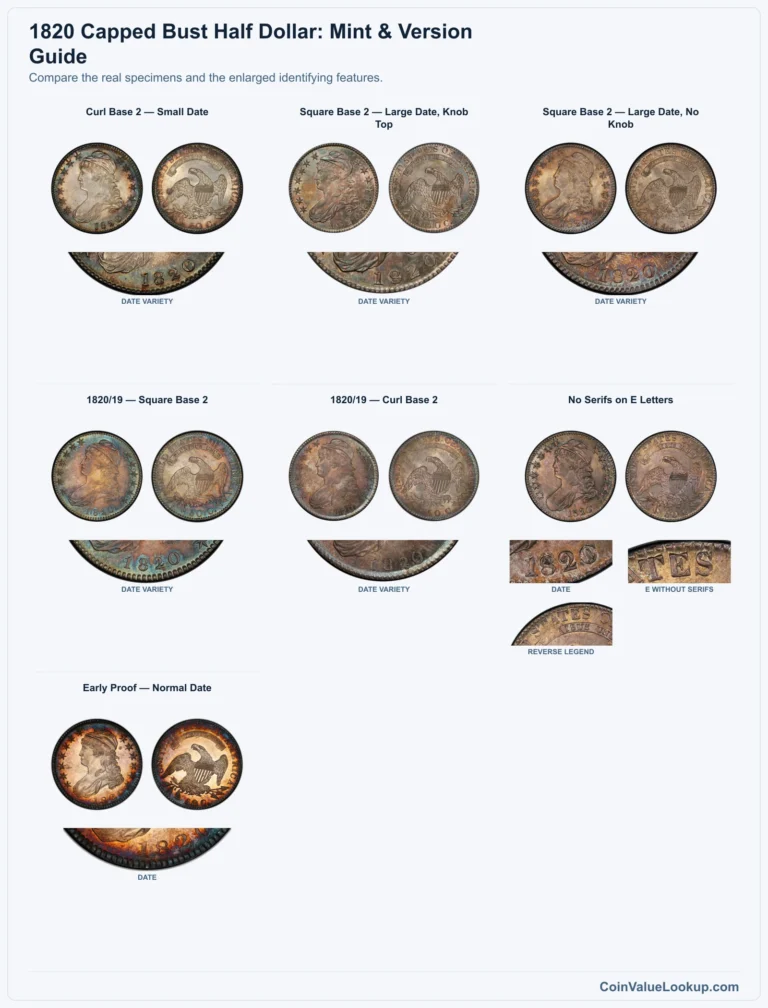 1820 Capped Bust Half Dollar Coin Value: How Much Is It Worth?