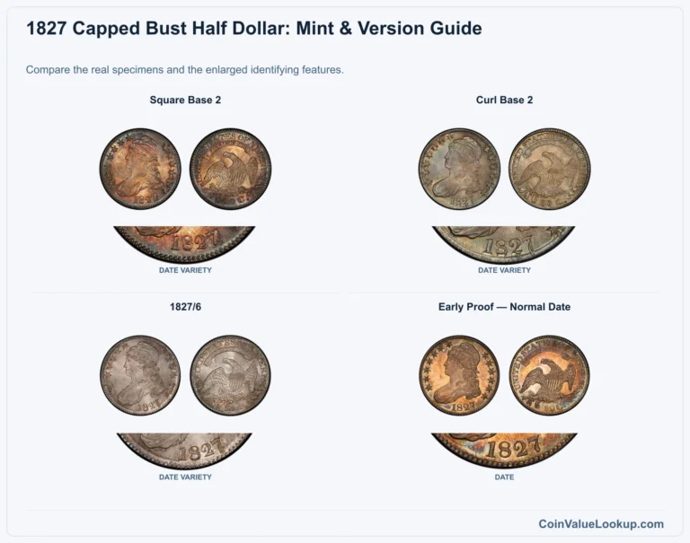 1827 Capped Bust Half Dollar Coin Value: How Much Is It Worth?