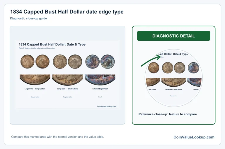 1834 Capped Bust Half Dollar Coin Value: How Much Is It Worth?