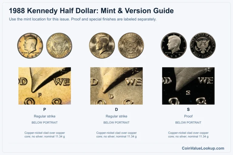 1988 Kennedy Half Dollar Coin Value: How Much Is It Worth?