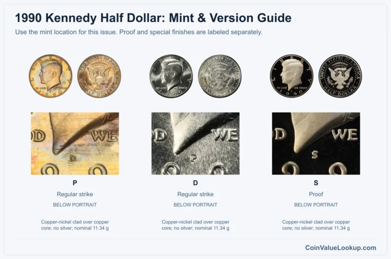 1990 Kennedy Half Dollar Coin Value: How Much Is It Worth?