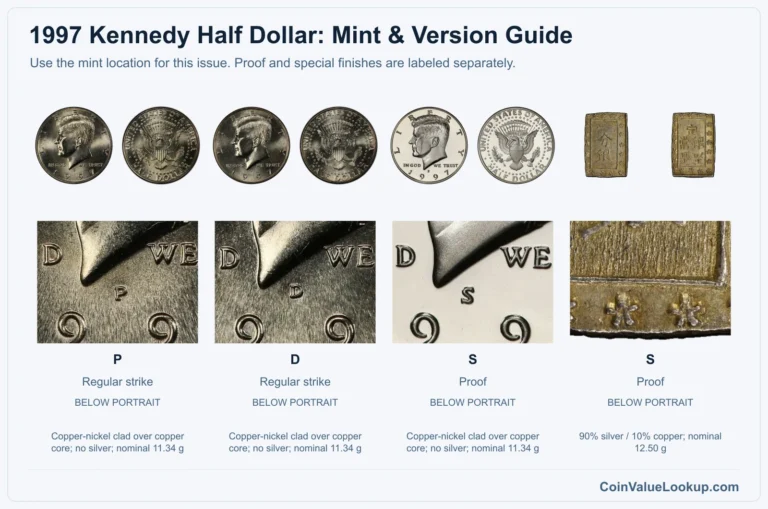 1997 Kennedy Half Dollar Coin Value: How Much Is It Worth?