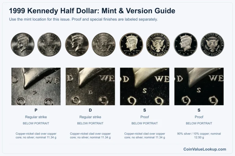1999 Kennedy Half Dollar Coin Value: How Much Is It Worth?