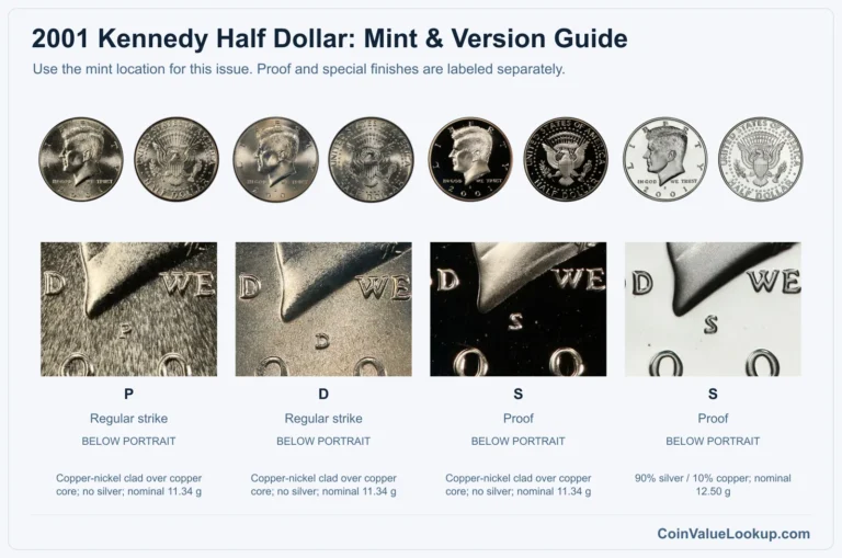 2001 Kennedy Half Dollar Coin Value: How Much Is It Worth?