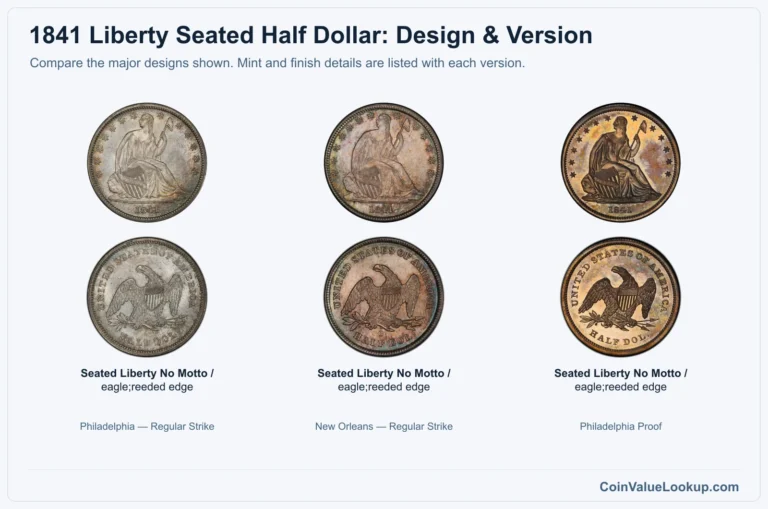 1841 Liberty Seated Half Dollar Coin Value: How Much Is It Worth?